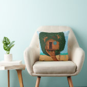 Coussin Maison dans l'arbre Dessin animé (Chaise)