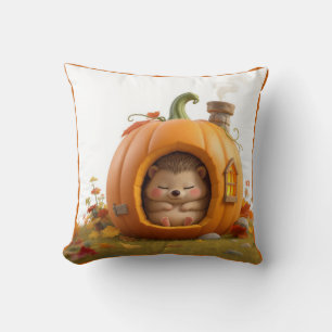 Coussin Maison de citrouille de dessin animé 3D mignonne C