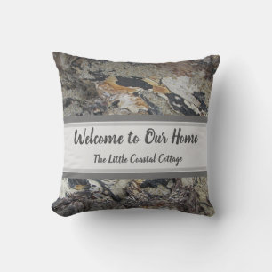 Coussin Maison de plage Bienvenue Bois-de-Chaud Photo Natu