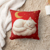 Coussin 🐱 Maison de sommeil confortable pour chat blanc d (Couverture)