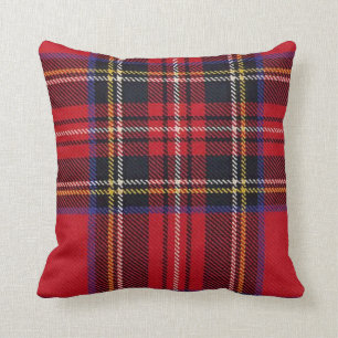 Coussin Maison de vacances Rustic Red Plaid Décor Noël