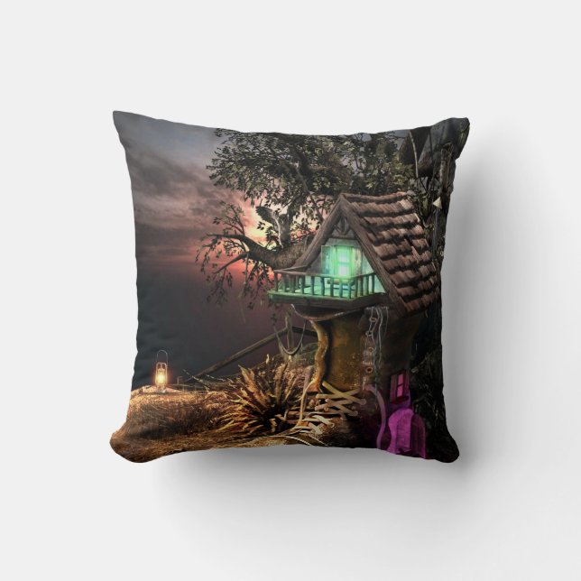 Coussin Maison d'Elfe (Recto)