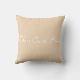 Coussin Maison Douce Maison Élégance Florale Orange