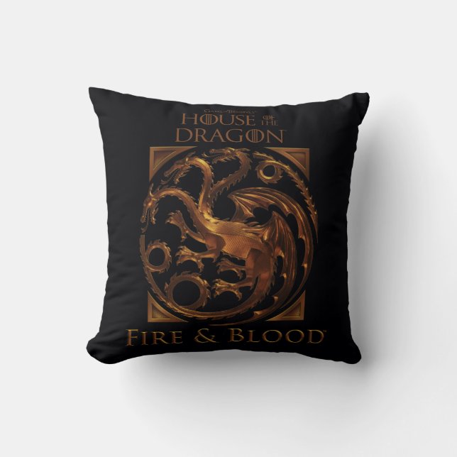 Coussin MAISON DU DRAGON | Maison Targaryen Sigil (Recto)