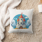 Coussin maison effrayante et fantôme (Couverture)