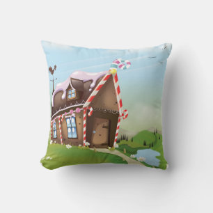 Coussin Maison en pain d'épices