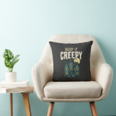Coussin Maison Hantée Creepy Design Halloween_1 (Chaise)