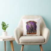 Coussin Maison hantée de Halloween la plus effrayante Sorc (Chaise)