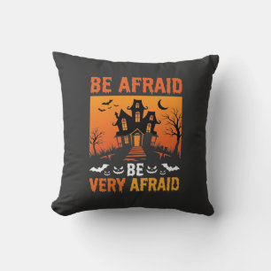 Coussin Maison Hantée Halloween Soyez Craintifs Création