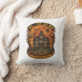 Coussin Maison Hantée Ne Pas Essayer Halloween (Couverture)