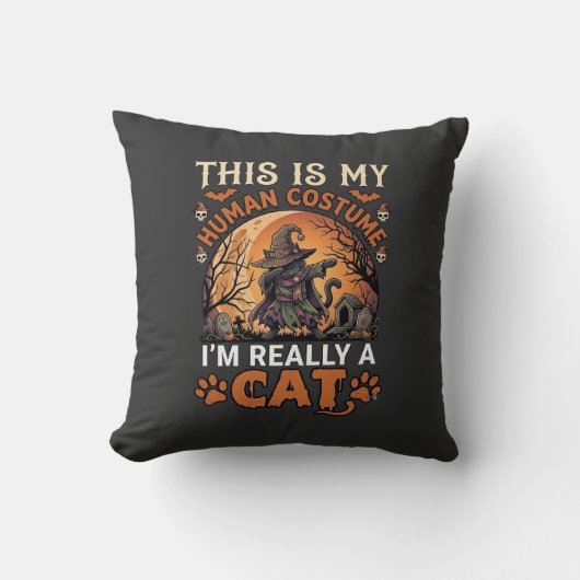Coussin Maison Hantée Ne Pas Essayer Ou Faire Il N'y A Pas (Recto)