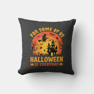 Coussin Maison Hantée Tous Les Jours Sorcière Halloween