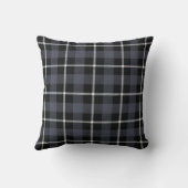Coussin Maison neuve de M. et Mme avec dos tartan (Verso)