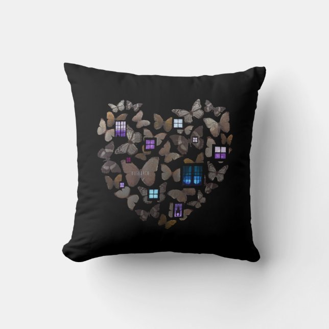 Coussin Maison par David Rusbatch (Recto)