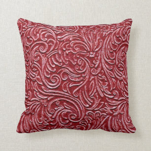 Coussin Maison rustique de brique de rouge de bidon de