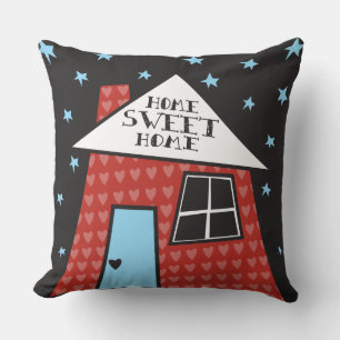 Coussin MAISON SWEET HOME Little House Jeu d'oreiller