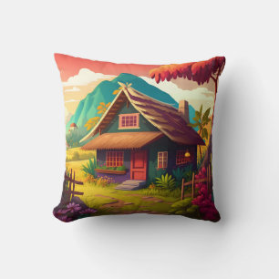 Coussin Maison traditionnelle philippine-36543
