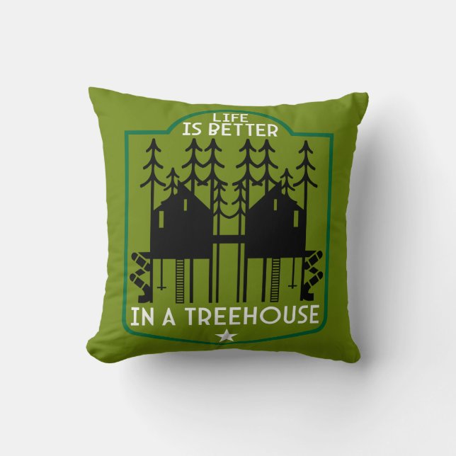 Coussin Maison Treehouse (Recto)