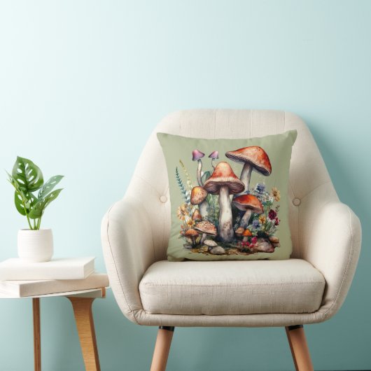 Coussin Maisonnette Champignons (Chaise)