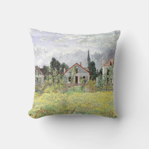 Coussin Maisons à Argenteuil Claude Monet
