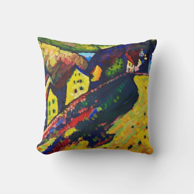 Coussin Maisons à Murnau, Wassily Kandinsky (Recto)