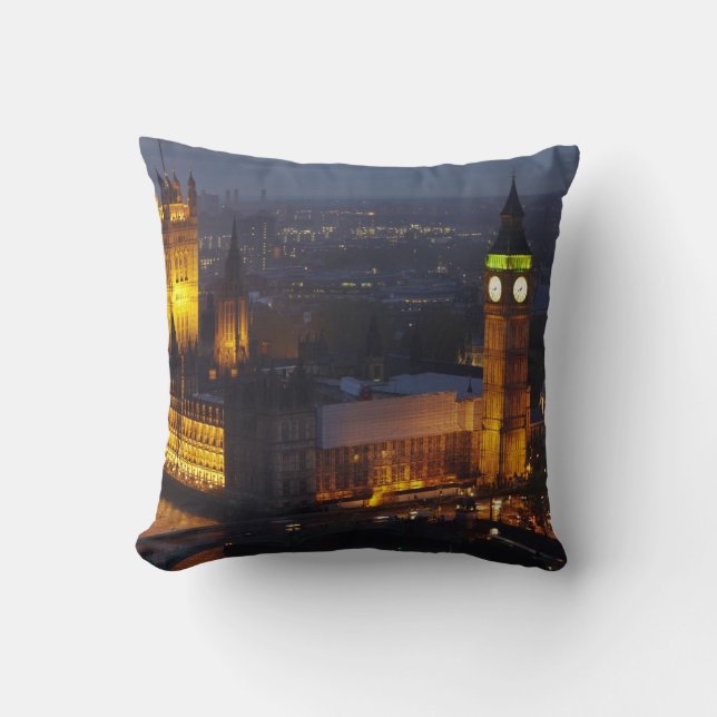 Coussin Maisons du Parlement, Big Ben, Westminster (Recto)