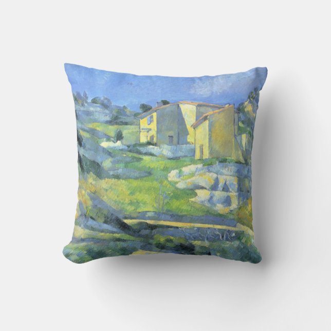 Coussin Maisons en Provence Paul Cezanne (Recto)