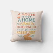 Coussin Maisons pat pat pieds de lapin (Recto)