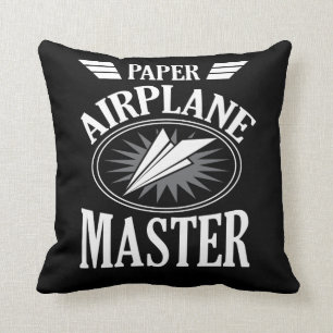 Coussin Maître d'avion de papier d'origami pour des