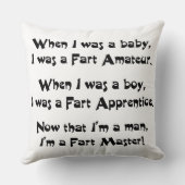 Coussin Maître des pets (Verso)