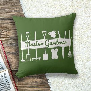 Coussin Maître jardinier forestier moderne simple