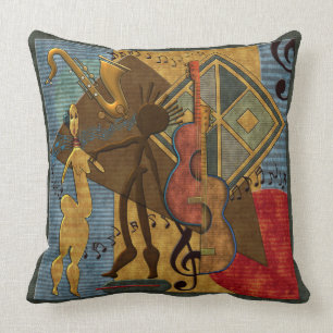Coussin Maîtres de Scat (série pinte de jazz. 6