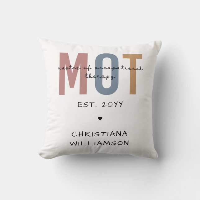 Coussin Maîtrise sur mesure de MdT en ergothérapie (Recto)