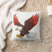 Coussin Majestic eagle in flight (Couverture)