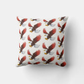 Coussin Majestic eagle in flight (Verso)