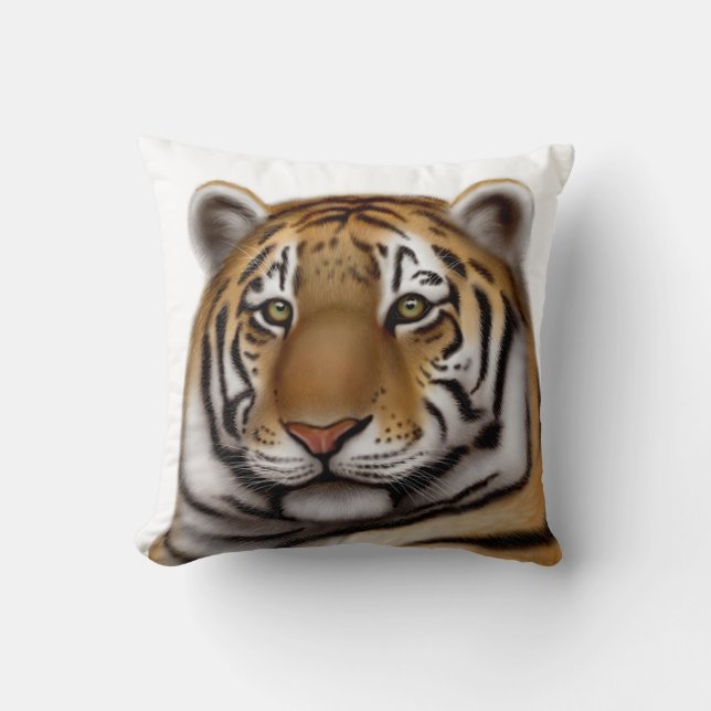 Coussin majestueux de tigre de Bengale (Recto)