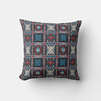 Coussin majolica italienne, broderie florale méditerranéen