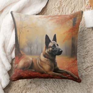 Coussin Malinoi belge en automne Leaves Fall Inspire