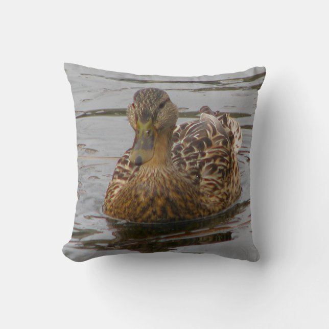 Coussin Mallard femelle (Recto)