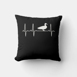 Coussin Mallard Heartbeat Don Pour Hommes Femmes Canard Oi