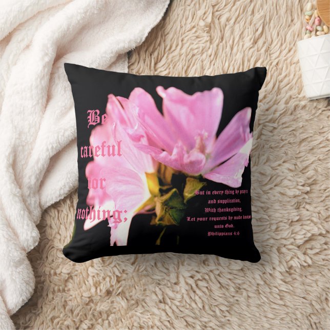 Coussin Mallow Bouquet Philippiens 4:6 (Couverture)