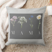 Coussin MAMA Floral Botanical Elegant Mother's Day Gift (Couverture)
