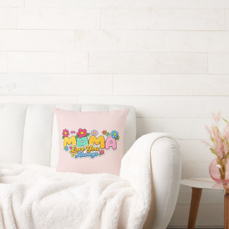 Coussin 🌸💖 “Mama, I Love You Always” Pillow 🛋️✨