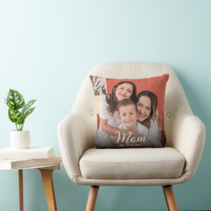 Coussin Maman a établi un script photo moderne