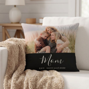 Coussin Maman a établi un script photo moderne