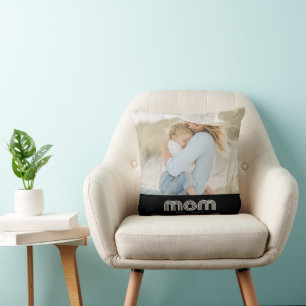 Coussin Maman a établi une photo de script moderne