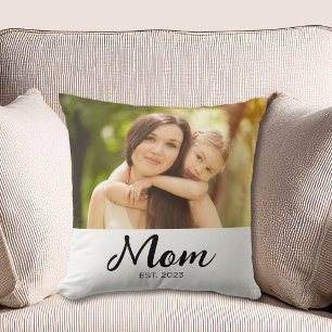 Coussin Maman a établi une photo de script moderne