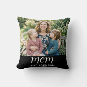 Coussin Maman a établi une photo de script moderne