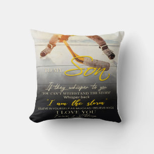 Coussin Maman À mon Fils Cadeau, Son Idée Cadeau Anniversa