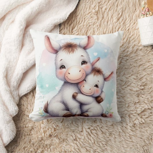 Coussin Maman & Bébé Donkey (Couverture)
